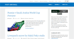 Desktop Screenshot of footandball.net