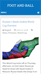 Mobile Screenshot of footandball.net